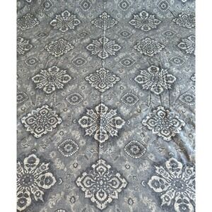 Pottery Barn Giovanna Medallion Blue Gray King/Cal. King Duvet +‎ 1 Sham